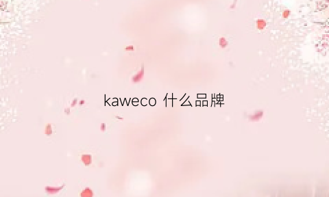 kaweco 什么品牌